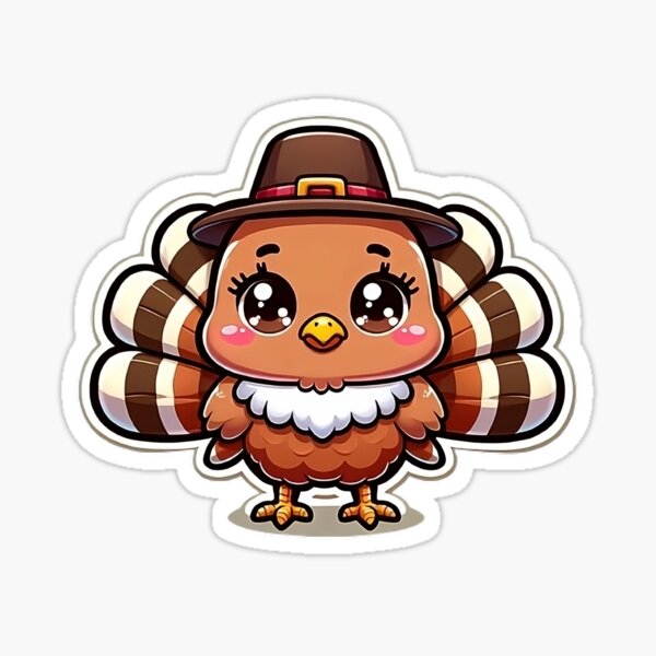 Item preview, Thanksgiving Turkey designed and sold by StickersNPeels.