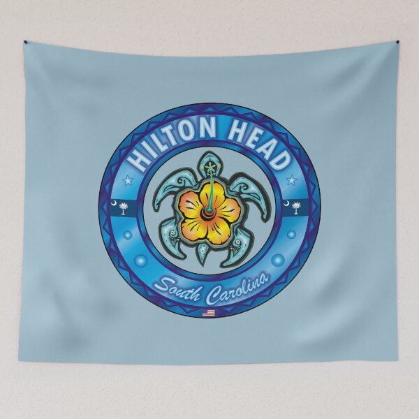 Item preview, Hilton Head Island sea turtle hibiscus designed and sold by studioss76.