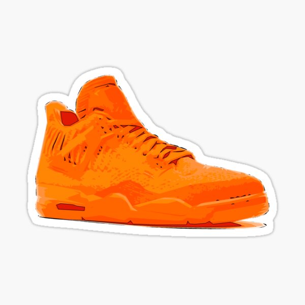 Air jordan 4 retailer retro flyknit total orange