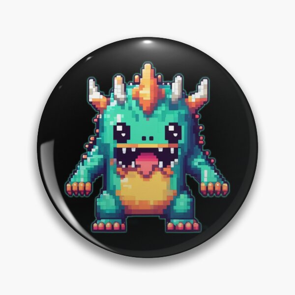 Item preview, Kawaii Kaiju, Pixel Art, Beastie, 8-Bit designed and sold by Burn-Ego.