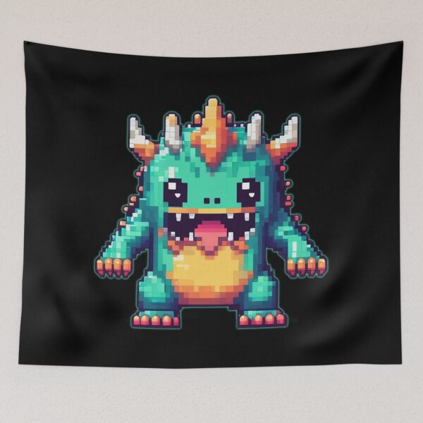 Item preview, Kawaii Kaiju, Pixel Art, Beastie, 8-Bit designed and sold by Burn-Ego.