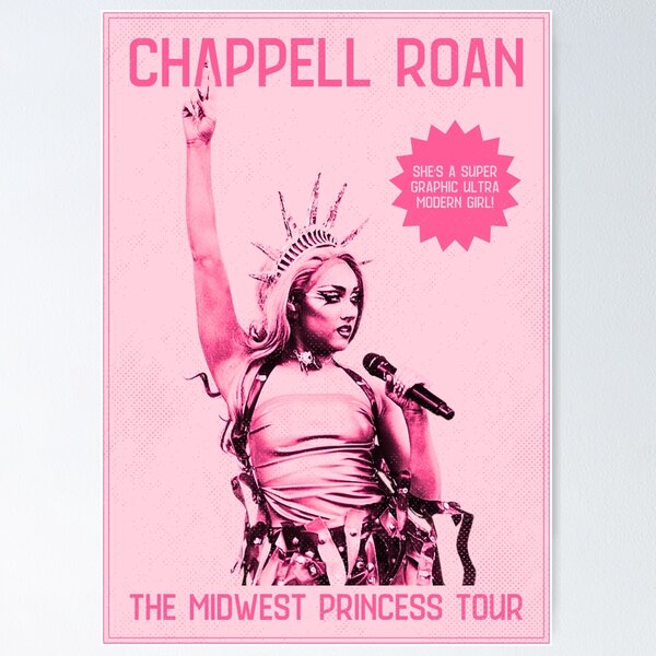 Item preview, Chappell Roan; Midwest Princess Tour designed and sold by postertoburn.