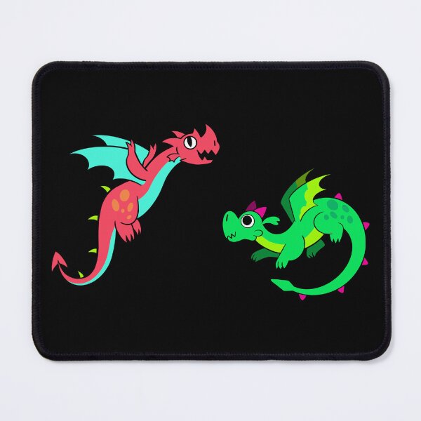 Item preview, Red and Green Dragons designed and sold by Whiskrow.