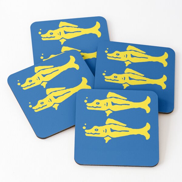 Item preview, Blue Barracudas - LotHT Team Shirt designed and sold by Hair-brained  Haberdasher.