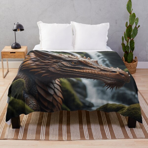Item preview, Majestic Guardian Dragon In Enchanted Forest designed and sold by EnchantedVista.