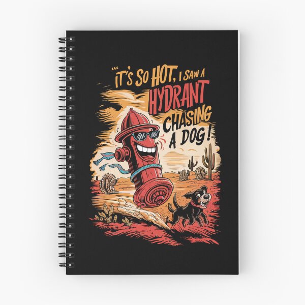 Item preview, It's so hot, I saw a fire hydrant chasing a dog! designed and sold by Peter Stawicki.