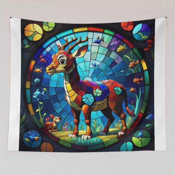 Item preview, Majestic elk on a calm lake designed and sold by Hugoliber.