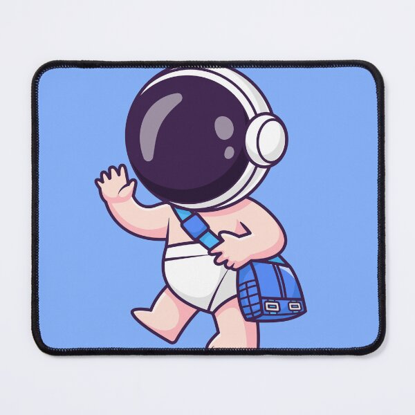 Item preview, Cute Baby Astronaut with Sling Bag Cartoon Vector Icon - Charming Science and Education Illustration designed and sold by hjian8219.