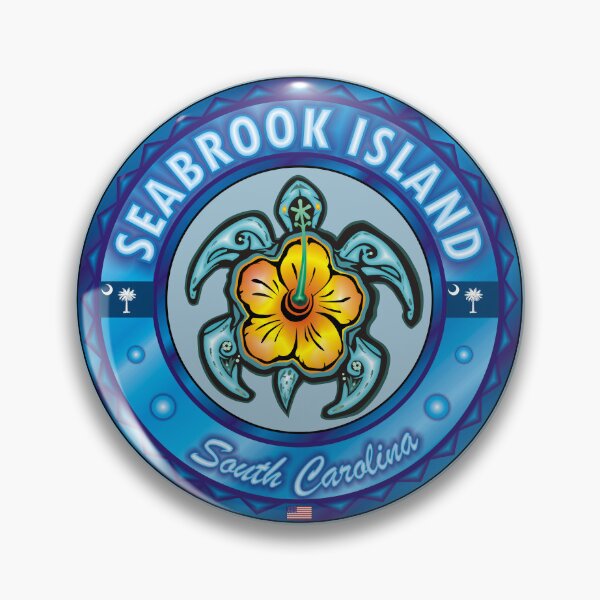 Item preview, Seabrook Island sea turtle hibiscus designed and sold by studioss76.