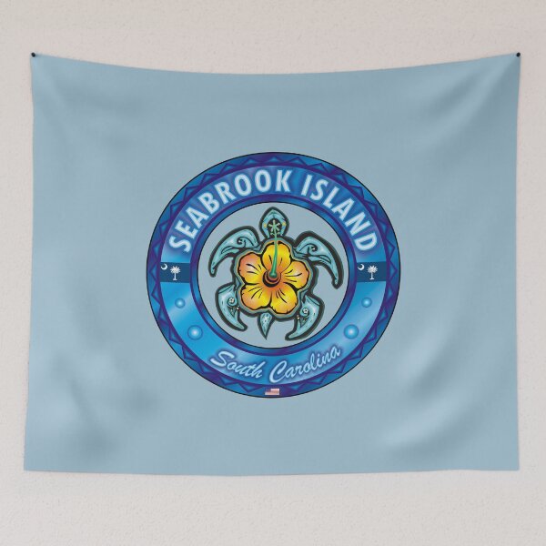 Item preview, Seabrook Island sea turtle hibiscus designed and sold by studioss76.
