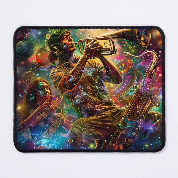 Item preview, “Psychedelic Cosmos Saxophonic” designed and sold by Art-Vortex-fr.