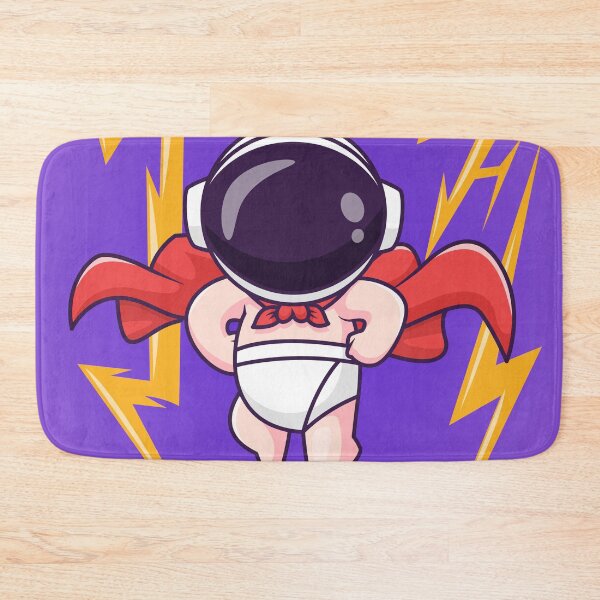 Item preview, Cute Baby Astronaut Super Hero Flying Cartoon Vector Icon - Adorable Science and Holiday Illustration designed and sold by hjian8219.