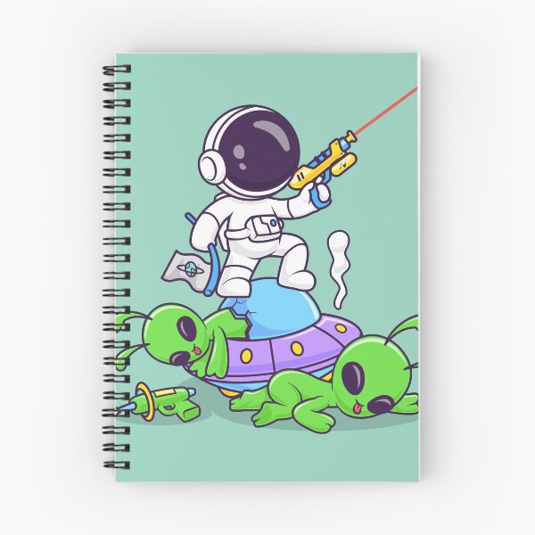 Item preview, Cute Astronaut Fighting with Alien Cartoon Vector Icon - Playful Science and Technology Illustration designed and sold by hjian8219.