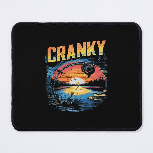 Item preview, Cranky Fishing Reel Fishermen, funny For Fishing Lover designed and sold by ArtByKatti.