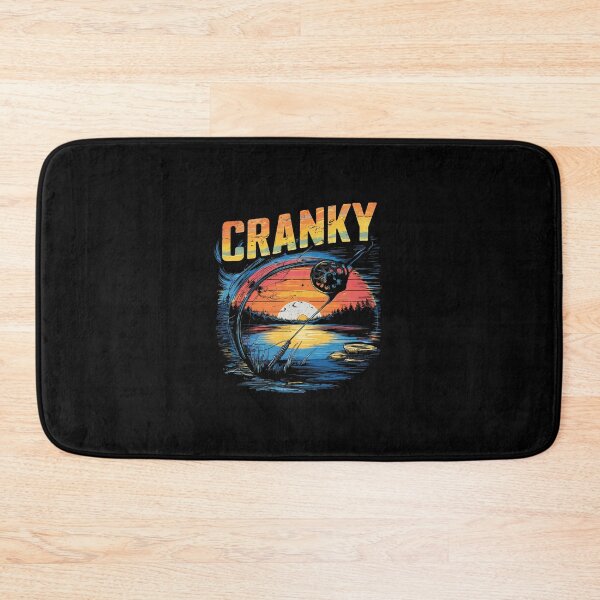 Item preview, Cranky Fishing Reel Fishermen, funny For Fishing Lover designed and sold by ArtByKatti.