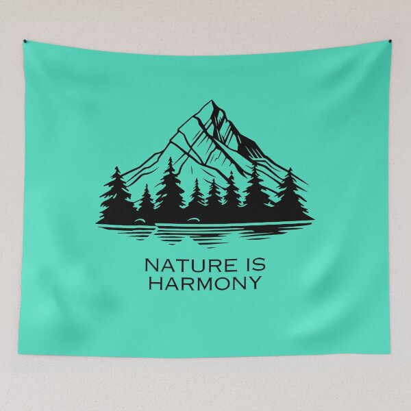 Item preview, mountain and forest - Nature is harmony designed and sold by PXEpic.