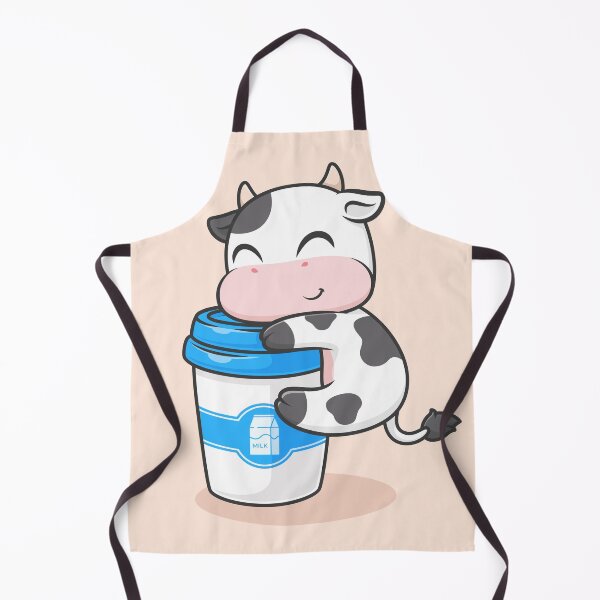 Item preview, Cute Cow Hugging Coffee Cup Cartoon Vector Icon - Charming Animal Drink Illustration designed and sold by hjian8219.