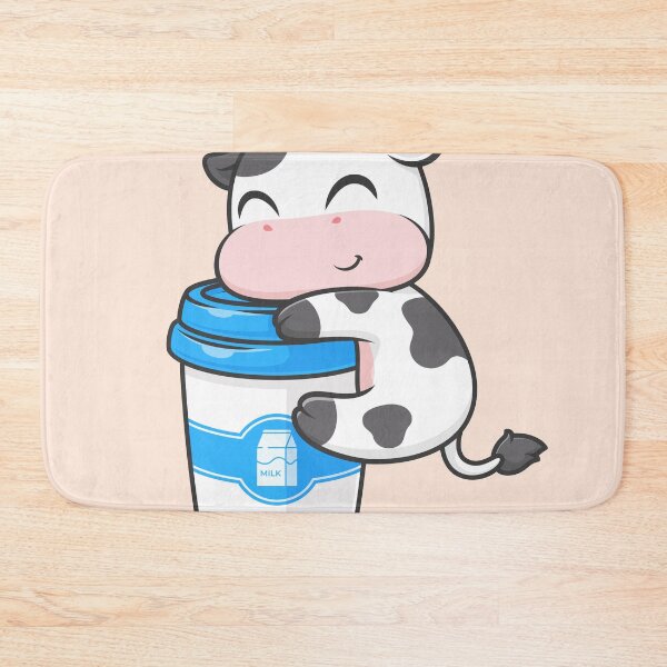 Item preview, Cute Cow Hugging Coffee Cup Cartoon Vector Icon - Charming Animal Drink Illustration designed and sold by hjian8219.