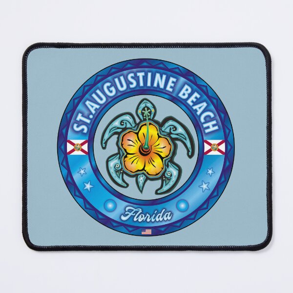 Item preview, St. Augustine Beach Florida sea turtle hibiscus designed and sold by studioss76.