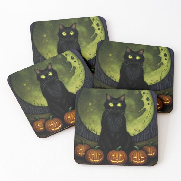 Item preview, Gothic Haunting Black Cat designed and sold by TheDarkWardrobe.