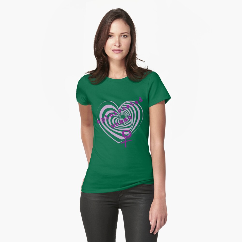 Opinionated Woman Fitted T-Shirt