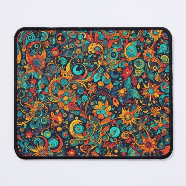 Item preview, Abstract Colorful Psychedelic Pattern designed and sold by calibrit.