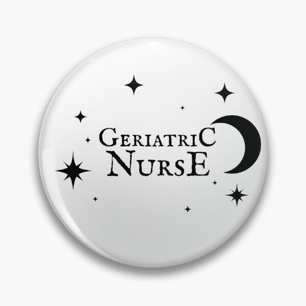 Item preview, Geriatric Nurse (Moon and Stars) designed and sold by Whackadoodletee.