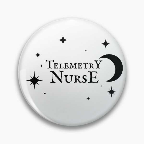 Item preview, Telemetry Nurse (Moon and Stars) designed and sold by Whackadoodletee.