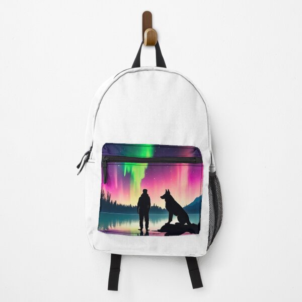 Item preview, Northern Lights German Shepherd and Human Companion designed and sold by Fredster1966.
