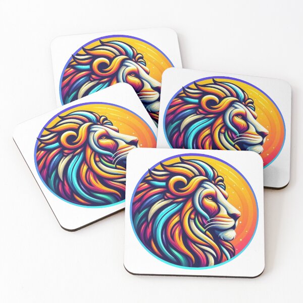 Item preview,  Vibrant Majesty: A Kaleidoscope Lion designed and sold by Lucky-Spring.