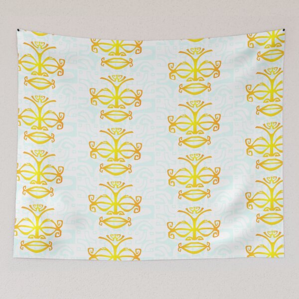 Item preview, TIKI TAAROA (yellow) designed and sold by Nesian-Tahiti.