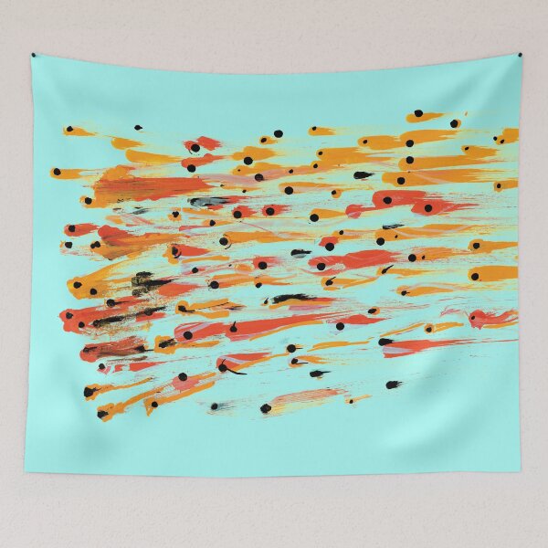 Item preview, Fish Swimming Away For Their Life Seasa Side designed and sold by cookymunster.