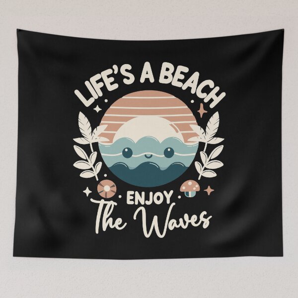 Item preview, Life's A Beach, Enjoy The Waves designed and sold by BluRockDesigns.