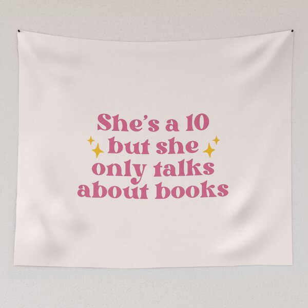 Item preview, She’s a 10 but she only talks about books designed and sold by Neadoodles.