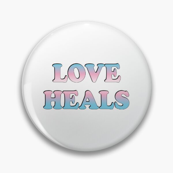 Item preview, Love Heals - Trans Flag designed and sold by Inspirationmotivation.