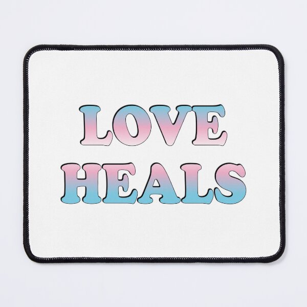 Item preview, Love Heals - Trans Flag designed and sold by Inspirationmotivation.
