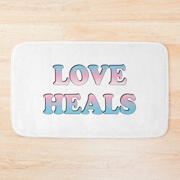 Item preview, Love Heals - Trans Flag designed and sold by Inspirationmotivation.