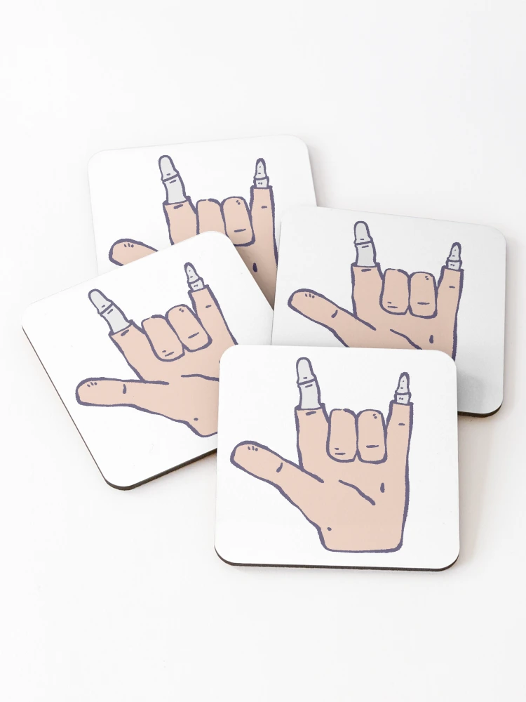 Thumbnail 1 of 5, Coasters (Set of 4), Metal hand designed and sold by Childish by Design.