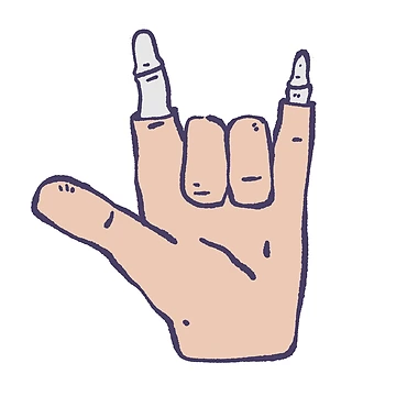 Artwork thumbnail, Metal hand by Childish by Design