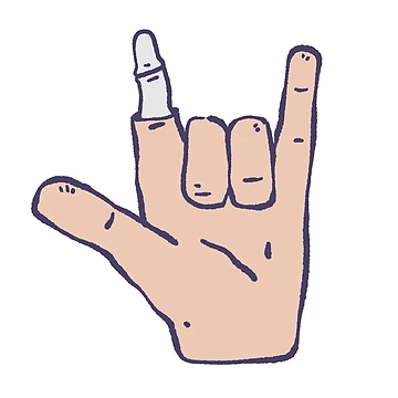 Artwork thumbnail, Metal hand by Childish by Design
