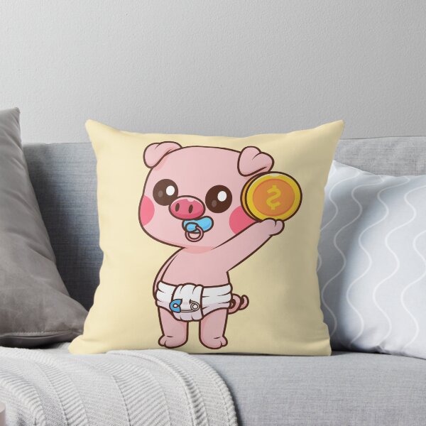 Item preview, Cute Baby Pig Holding Gold Coin Cartoon Vector Icon - Adorable Animal Finance Illustration designed and sold by hjian8219.