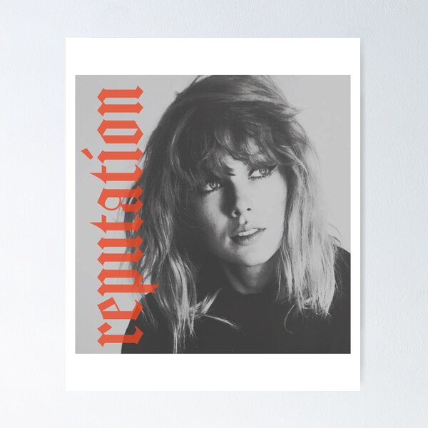 Item preview, Taylor Swift Reputation design: black, white & red designed and sold by karenej.