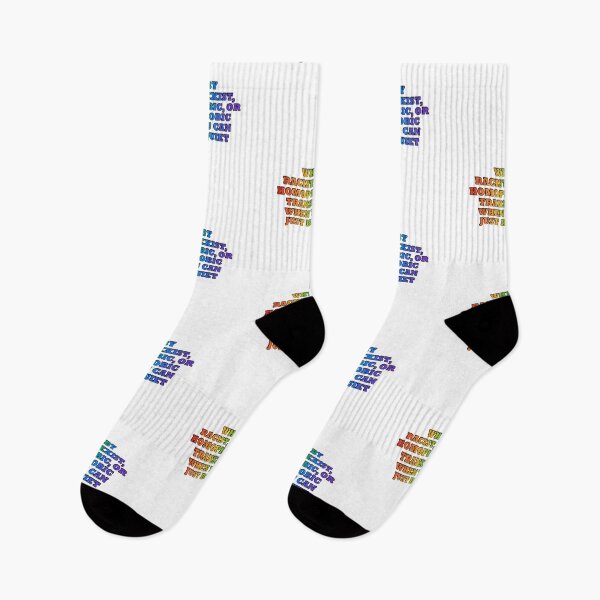 Item preview, Why be racist - funny gay pride - rainbow colors designed and sold by Inspirationmotivation.
