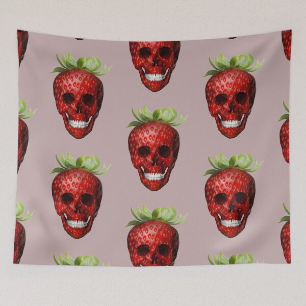 Item preview, Skull-berry Strawberry Skull designed and sold by studioss76.