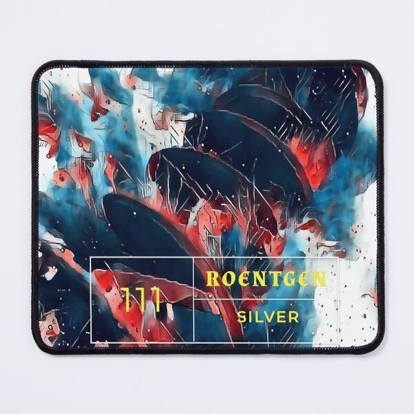 Item preview, Roentgen atomic number 111, silver designed and sold by WildLadyWood.