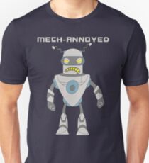 Mech-Annoyed Funny Robot Unisex T-Shirt