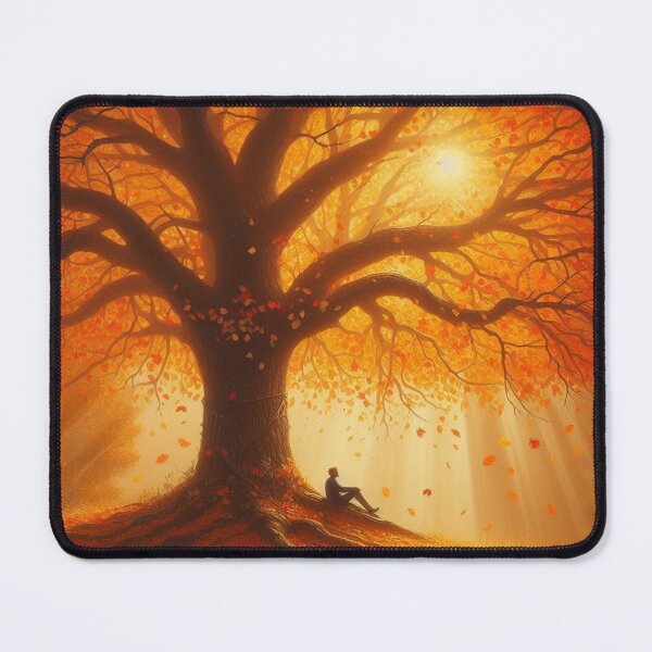 Item preview, Autumn tree with falling leaves designed and sold by karina360.