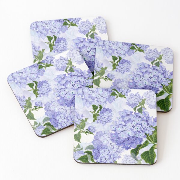 Item preview, Purple Hydrangeas designed and sold by aboniteblanc.