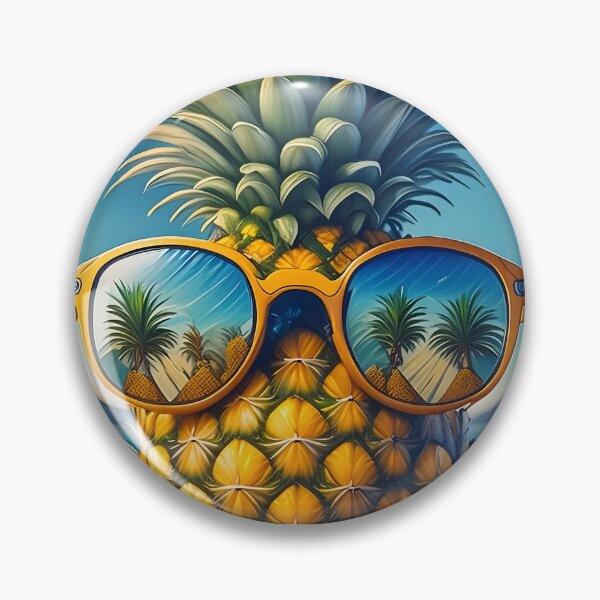 Item preview, Pineapple Summer Style - Beach Vibes Artwork designed and sold by AdelkoDesigns.