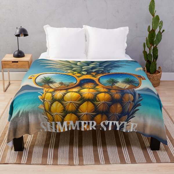 Item preview, Pineapple Summer Style - Beach Vibes Artwork designed and sold by AdelkoDesigns.